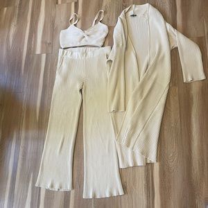 Cream lounge set from Dynamite - size large